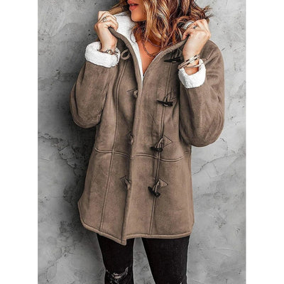 Alma - Women's Winter Hooded Coat with Soft Fabric and Elegant Design