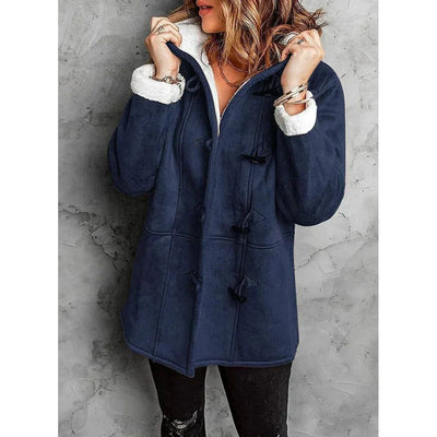 Alma - Women's Winter Hooded Coat with Soft Fabric and Elegant Design