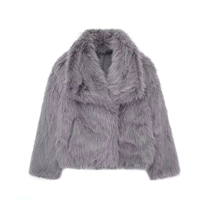 Chic Faux Fur Coat Women - Stylish, Cozy, Versatile Outerwear for Any Occasion
