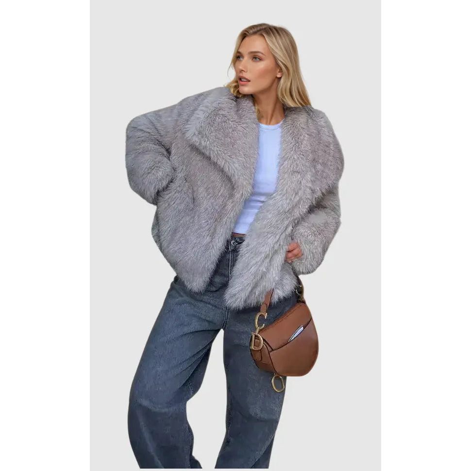 Chic Faux Fur Coat Women - Stylish, Cozy, Versatile Outerwear for Any Occasion
