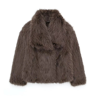Chic Faux Fur Coat Women - Stylish, Cozy, Versatile Outerwear for Any Occasion