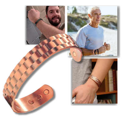 Copper Magnetic Bracelet for Wellness – Therapeutic Design for Improved Circulation and Stylish Daily Wear