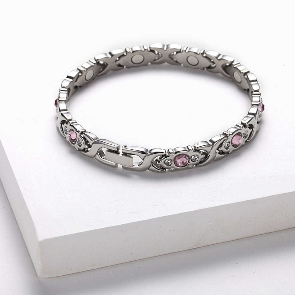 Elegant Women's Bracelet with Rhinestones – Adjustable Lightweight Accessory for Casual and Formal Occasions