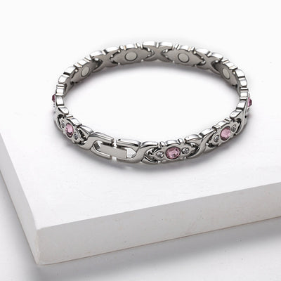 Elegant Women's Bracelet with Rhinestones – Adjustable Lightweight Accessory for Casual and Formal Occasions