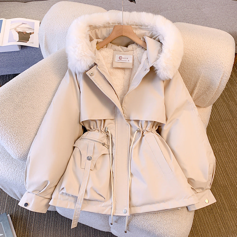 Elegant Women's Winter Jacket with Fur Collar - Cozy & Stylish Winter Coats