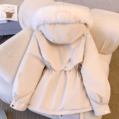 Elegant Women's Winter Jacket with Fur Collar - Cozy & Stylish Winter Coats