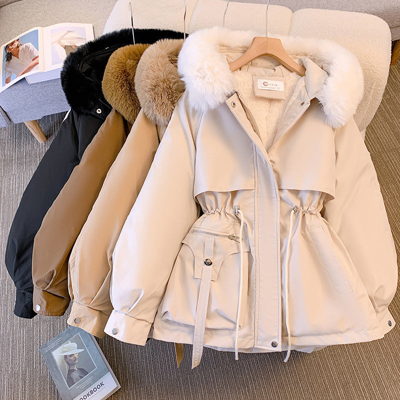 Elegant Women's Winter Jacket with Fur Collar - Cozy & Stylish Winter Coats