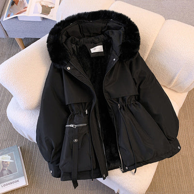 Elegant Women's Winter Jacket with Fur Collar - Cozy & Stylish Winter Coats