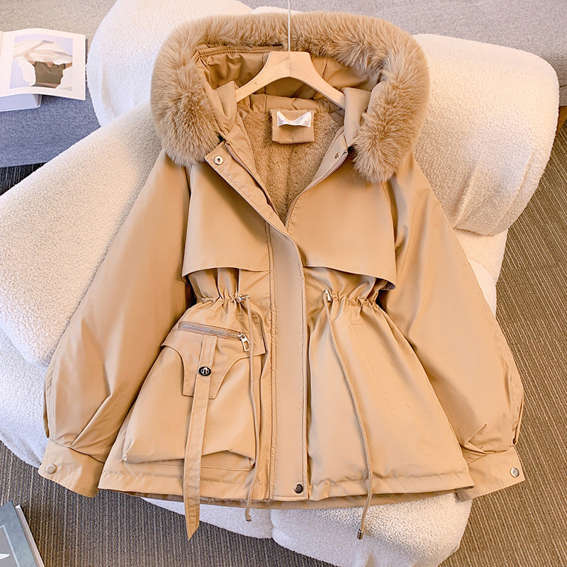 Elegant Women's Winter Jacket with Fur Collar - Cozy & Stylish Winter Coats