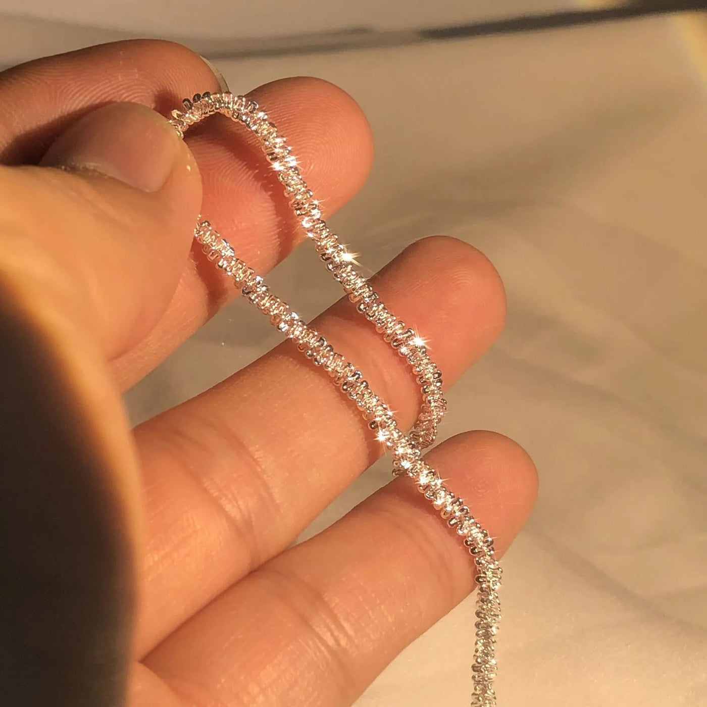 Minimalist Sterling Silver Bracelet for Women – Elegant Water-Inspired Design for Everyday Wear