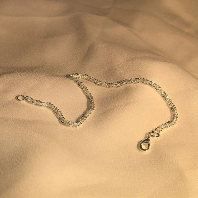 Minimalist Sterling Silver Bracelet for Women – Elegant Water-Inspired Design for Everyday Wear