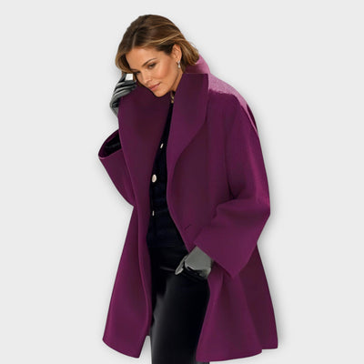 Odette - Women's Jacket, Windproof, Elegant Shawl Collar, Stylish Coats