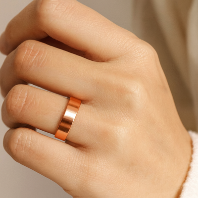 Stainless Steel Magnetic Therapy Ring for Detox and Swelling Relief – Adjustable Magnetic Healing Ring for Improved Blood Circulation