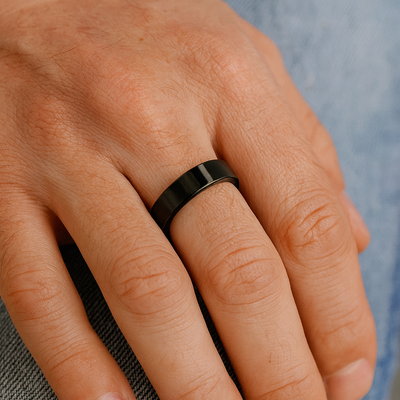 Stainless Steel Magnetic Therapy Ring for Detox and Swelling Relief – Adjustable Magnetic Healing Ring for Improved Blood Circulation